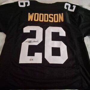 Rod Woodson Pittsburgh Steelers Autographed Custom Jersey Beckett COA